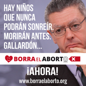 Cartel 0 borra el aborto