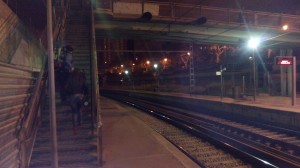 estacion de tren SANT ANDREU COMTAL PRUEBA IRREFUTABLE