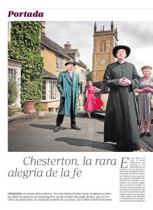 Fotograma de la adaptación que la BBC ha realizado de las aventuras del padre Brown, personaje de Chesterton